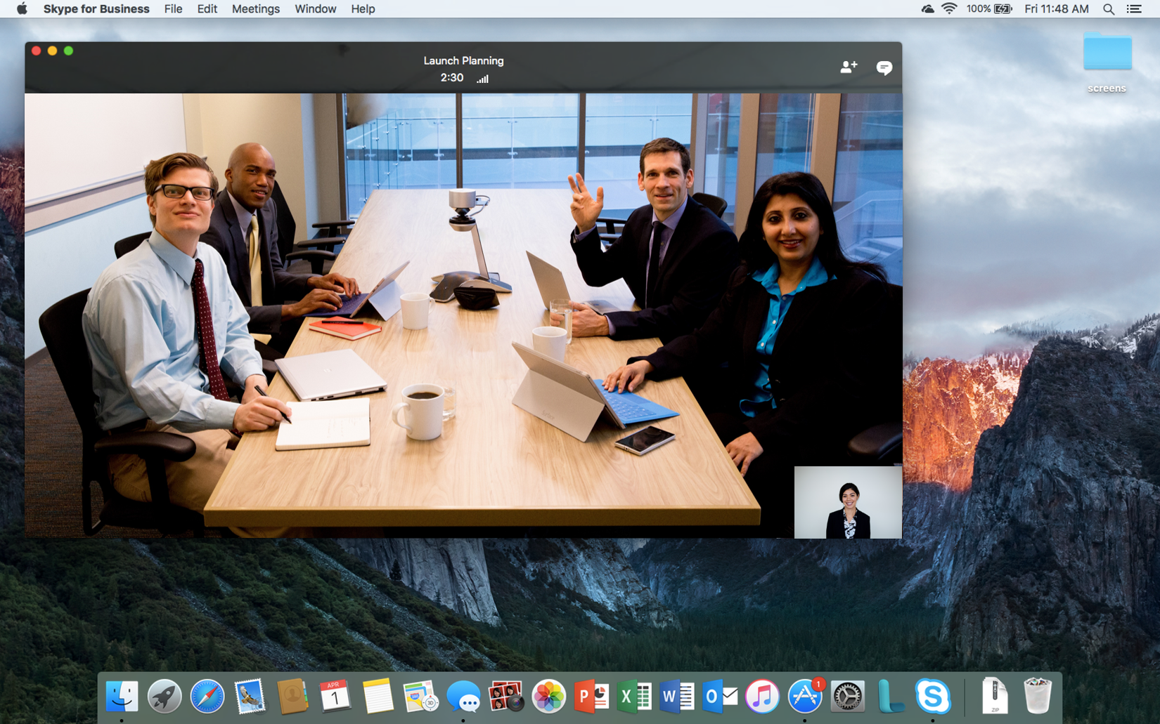 skype for business schedule a meeting mac